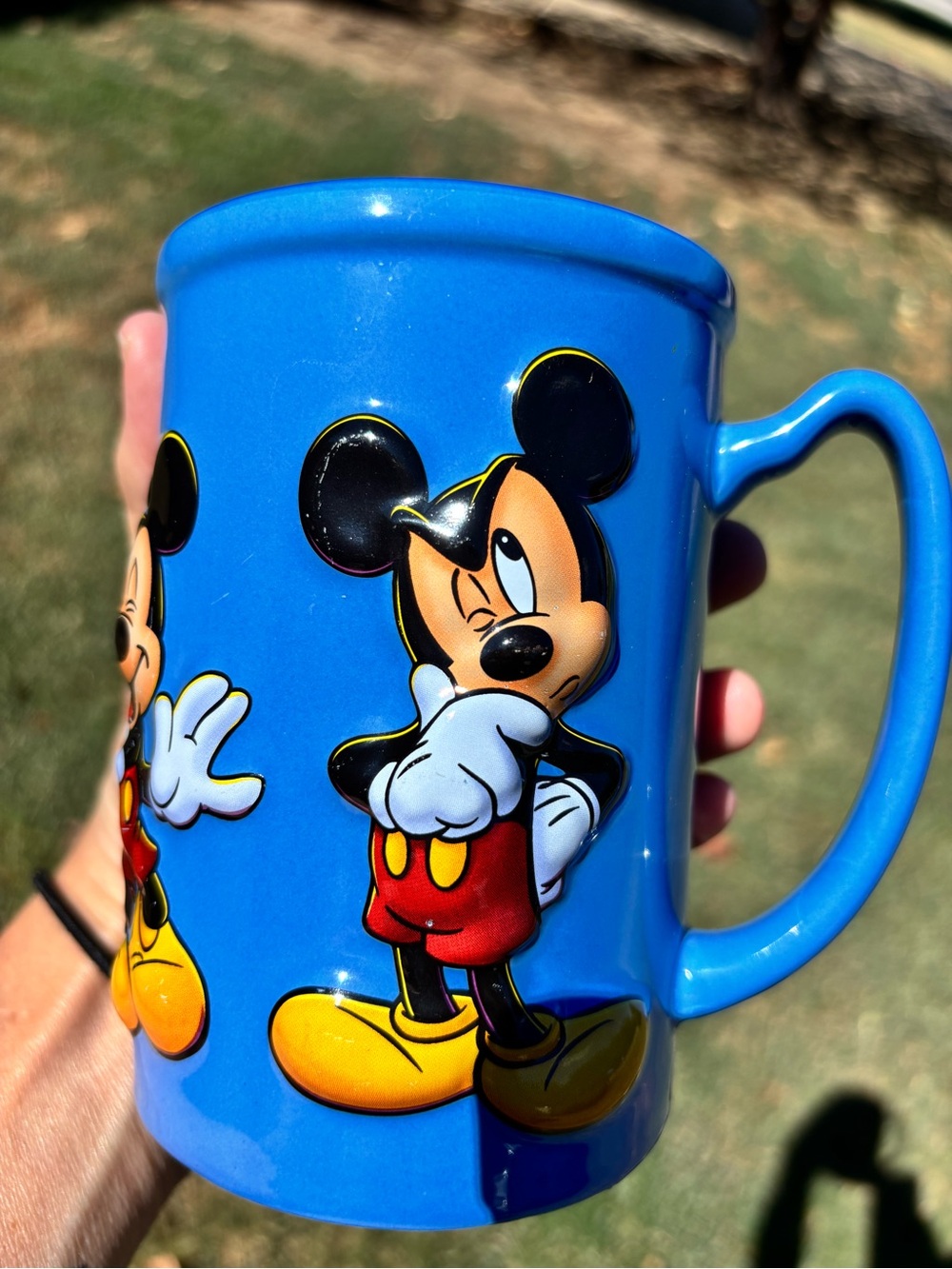 Disney Blue Mickey Mouse Ceramic Coffee Mug